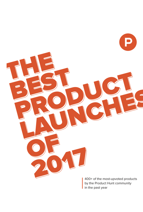 Download Free Book: The Best Product Launches of 2017